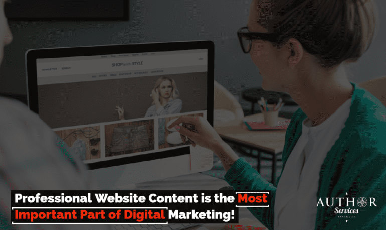 Professional Website Content is the Most Important Part of Digital Marketing!