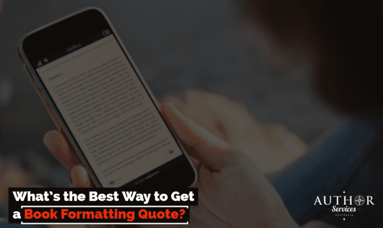 What’s the Best Way to Get a Book Formatting Quote