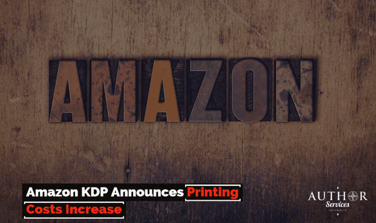 Amazon KDP Announces Printing Costs Increase