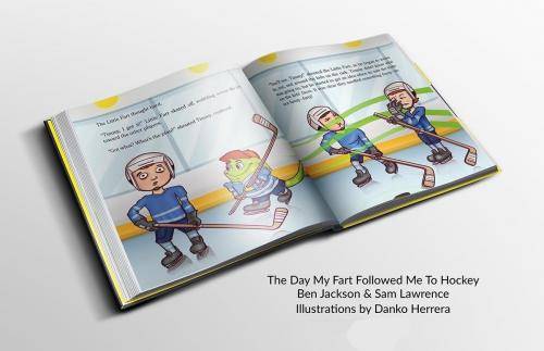 The Day My Fart Followed Me To Hockey Children's Book Design and Formatting